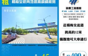 楊梅全新角地挑高鋼構廠房146