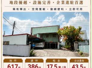 【大寮民成街上｜大坪數廠房出租】(20)