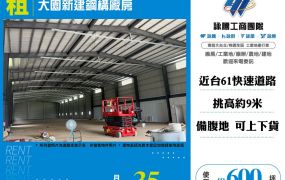 大園新建鋼構廠房