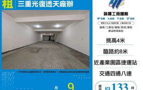 新北廠房廠辦 三重透天廠房