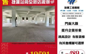 ★捷運站旁全新店廠辦1F★可依法廠登★