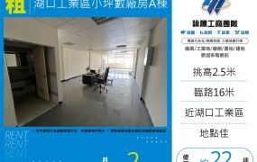 湖口工業區小坪數廠房
