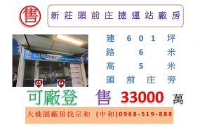 新莊頭前庄捷運站廠房