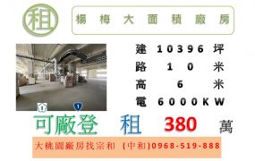 楊梅大面積廠房