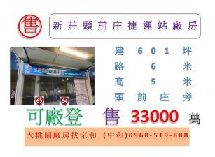 新莊頭前庄捷運站廠房