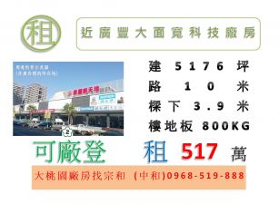 近廣豐大面寬科技廠房