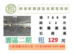 南港軟體園區高樓層商辦