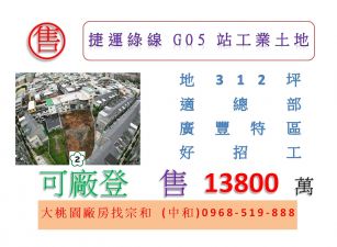 捷運綠線G05站工業土地