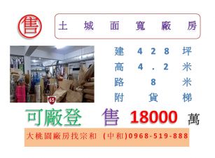 土城面寬廠房