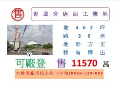 省道旁店面工業地