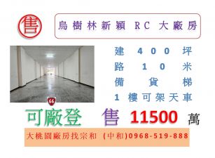 烏樹林新穎RC大廠房