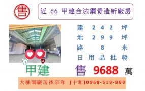 近66甲建合法鋼骨造新廠房