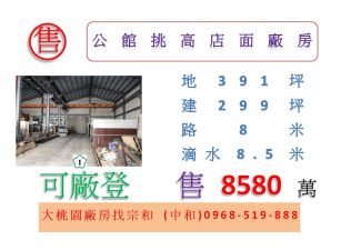 公館挑高店面廠房
