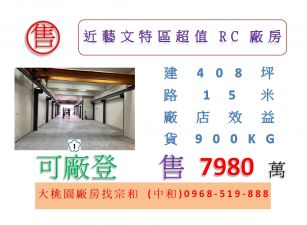近藝文特區超值RC廠房