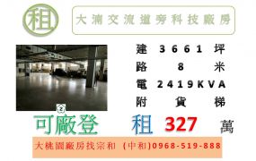 大湳交流道旁科技廠房