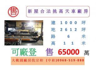 新屋合法挑高天車廠房