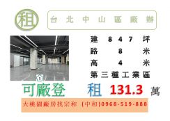 台北中山區廠辦