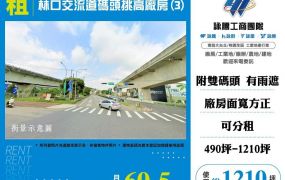 【租】林口交流道碼頭挑高廠房可分租(3) FT10293
