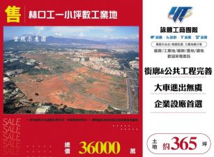 林口工一小坪數工業地/桃竹苗廠房工業地買賣租賃