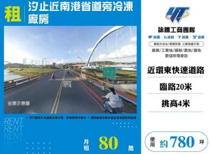 汐止近南港省道旁冷凍廠房/桃竹苗廠房工業地買賣租賃