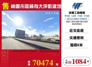 桃園市區稀有大坪數建地/雙北桃園新竹苗栗工業地廠房買賣出租