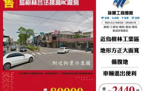 烏樹林合法挑高RC廠房