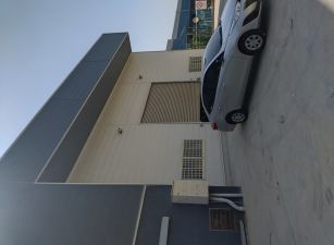 鹿港台灣玻璃館旁工業廠房